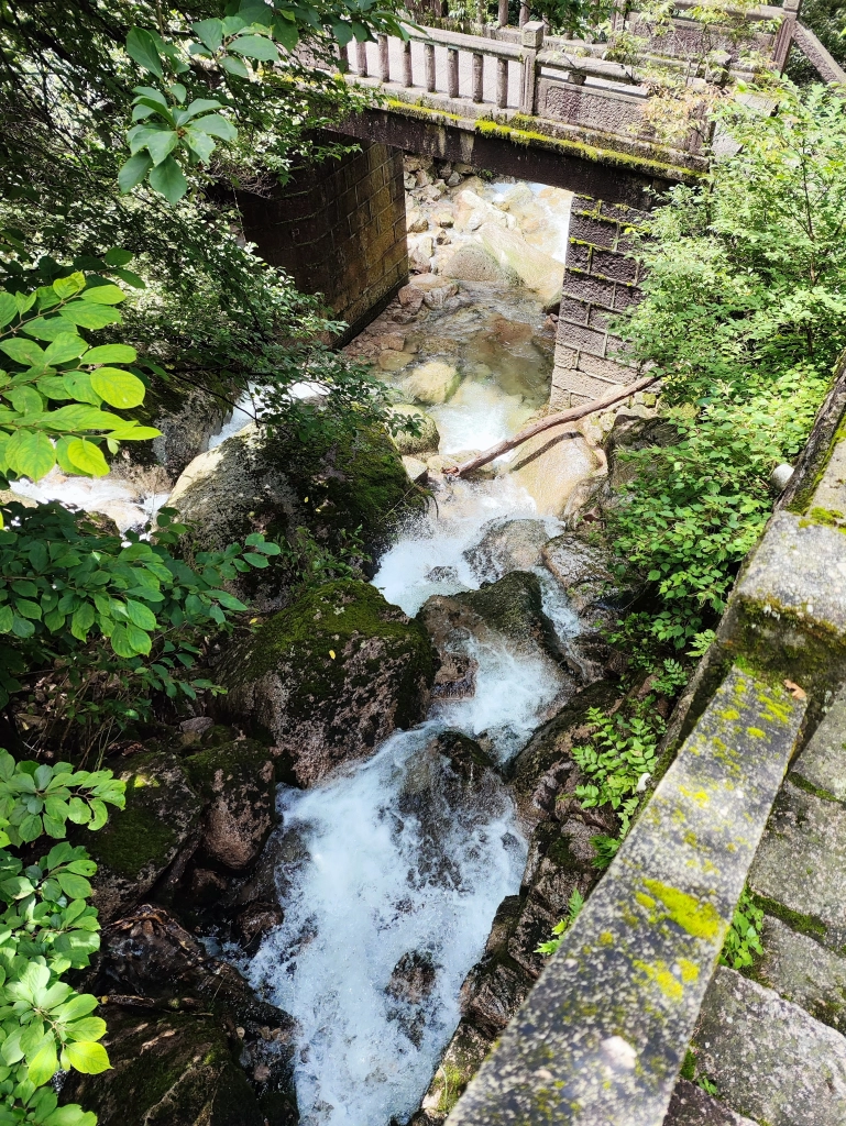 Rückblick auf den tiefsten Punkt dieser Wanderung