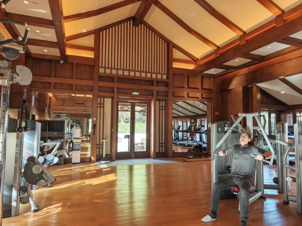 Das Fitness-Center der Hotelanlage